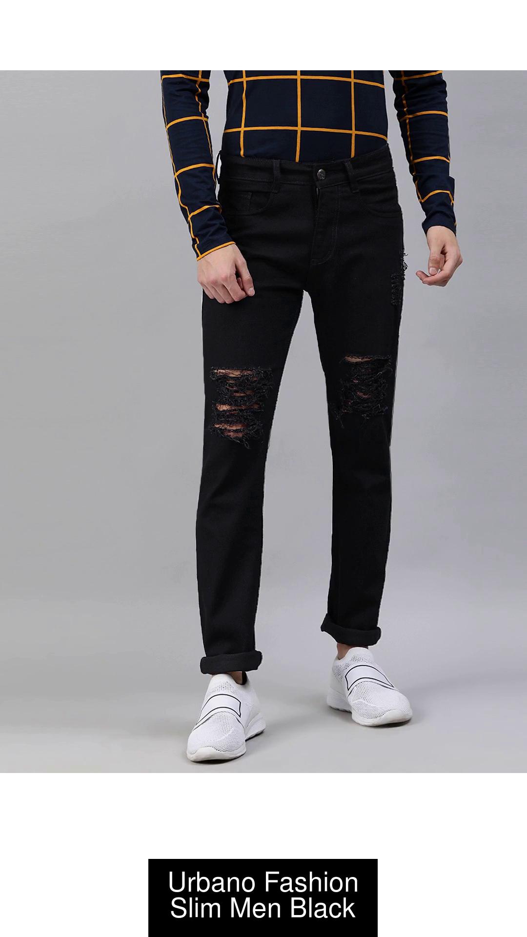 Streetwear Fashion Black Ripped Skinny Jeans Men Slim Hip Hop Denim  Trousers New Spring Casual Jeans for Men Jogging Jean Homme - AliExpress