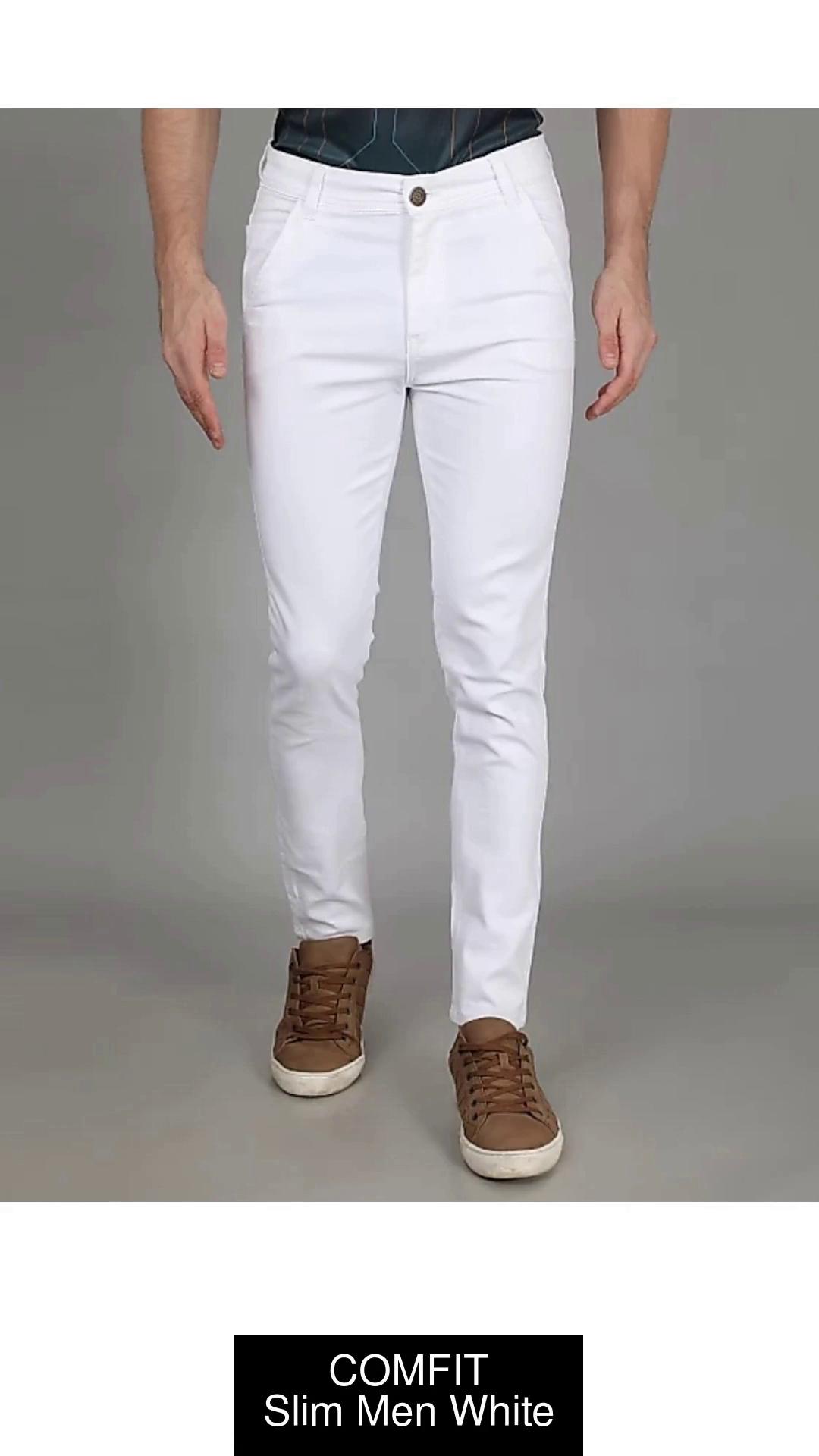 Mens White Jeans Manufacturers Men Plain White Jeans Suppliers Delhi