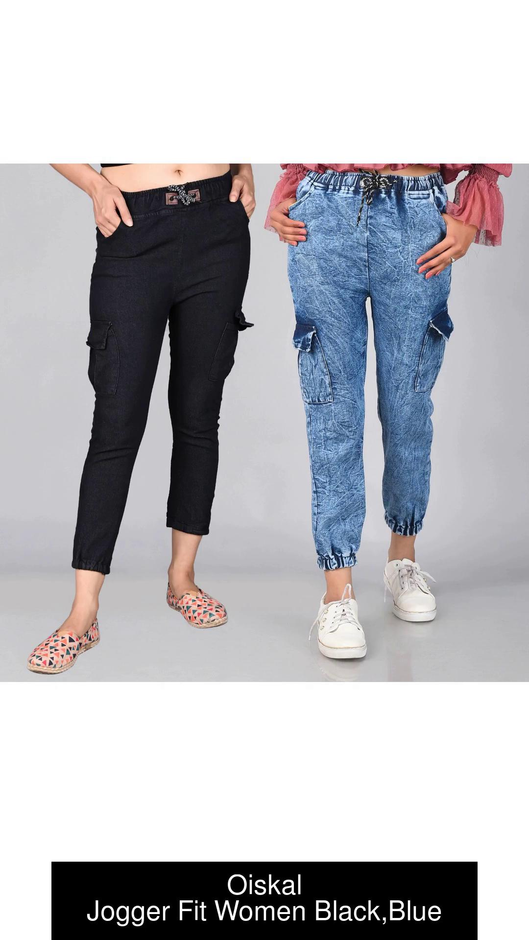 TIPKOO Jogger Fit Women Blue Jeans - Buy TIPKOO Jogger Fit Women Blue Jeans  Online at Best Prices in India