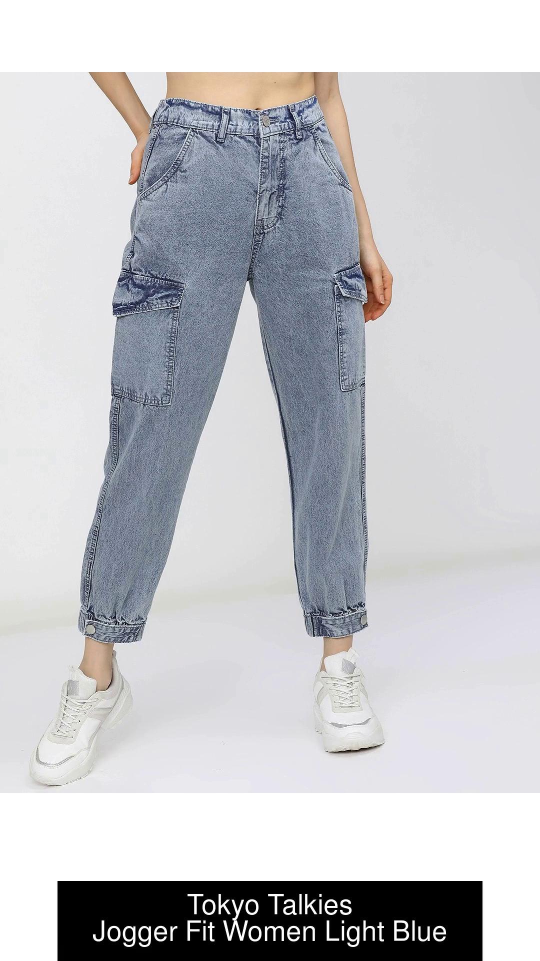 Tokyo Talkies Jogger Fit Women Light Blue Jeans - Buy Tokyo Talkies Jogger  Fit Women Light Blue Jeans Online at Best Prices in India