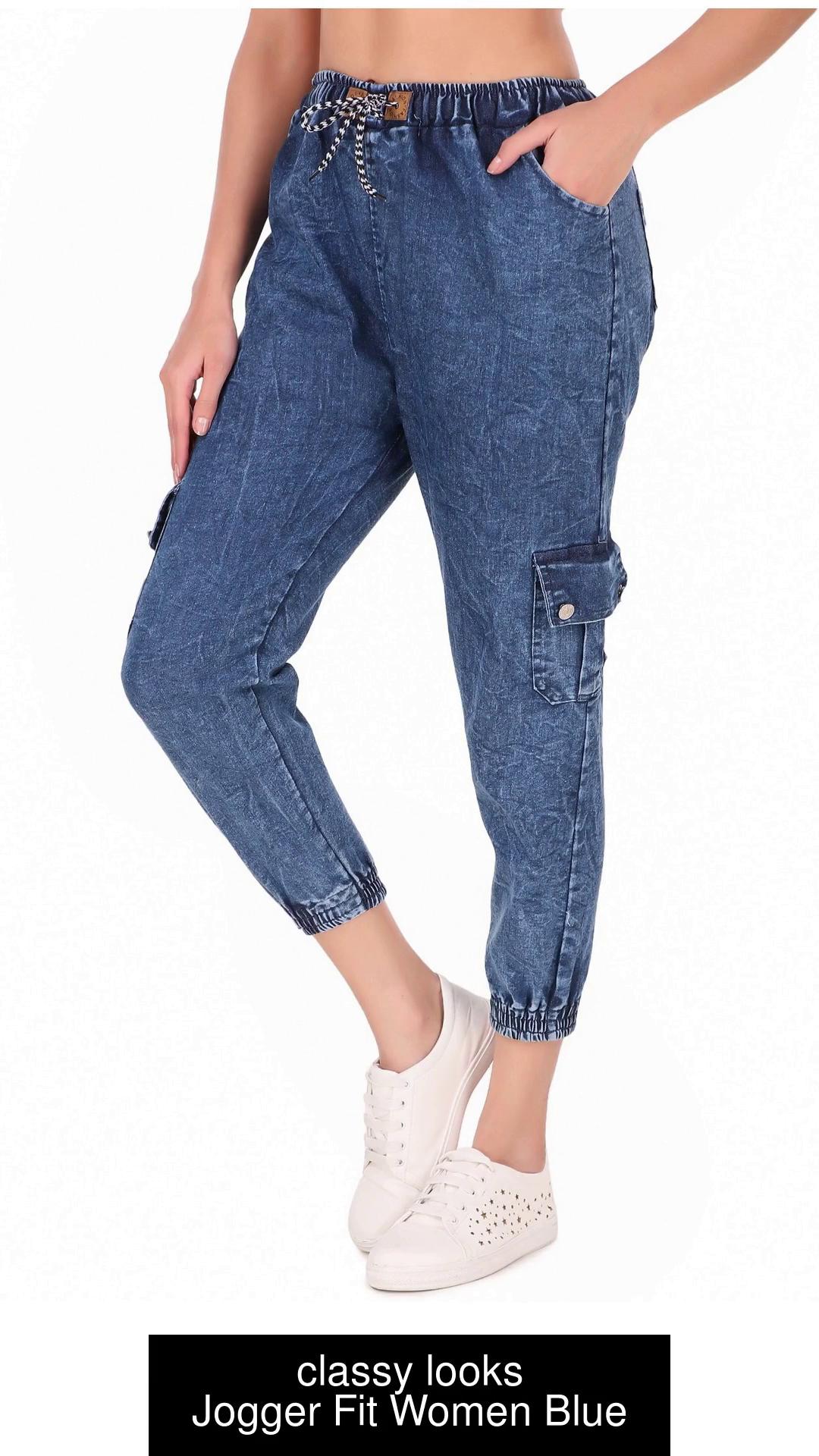 classy looks Jogger Fit Women Blue Jeans - Buy classy looks Jogger Fit Women  Blue Jeans Online at Best Prices in India