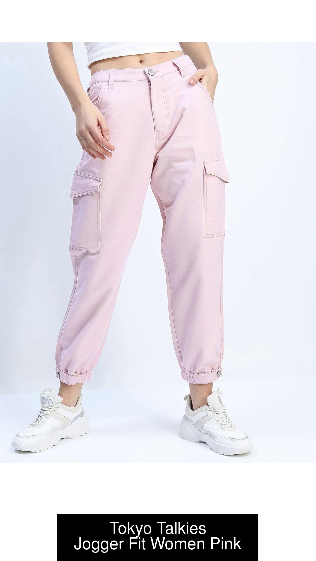 Tokyo Talkies Jogger Fit Women Pink Jeans - Buy Tokyo Talkies