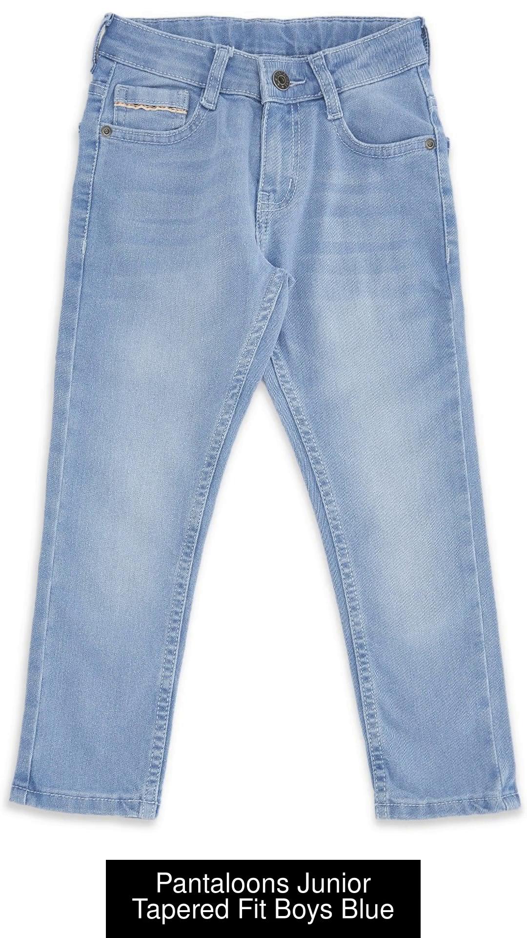 Pantaloons Junior Tapered Fit Boys Blue Jeans - Buy Pantaloons Junior  Tapered Fit Boys Blue Jeans Online at Best Prices in India