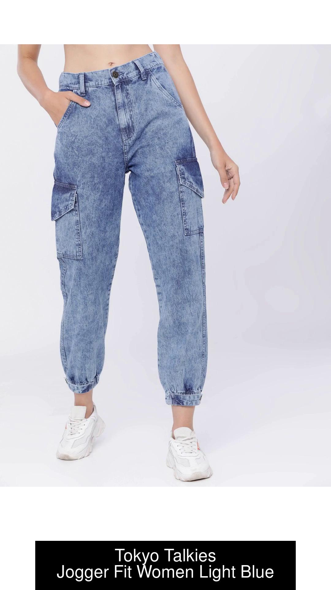 TIPKOO Jogger Fit Women Blue Jeans - Buy TIPKOO Jogger Fit Women Blue Jeans  Online at Best Prices in India