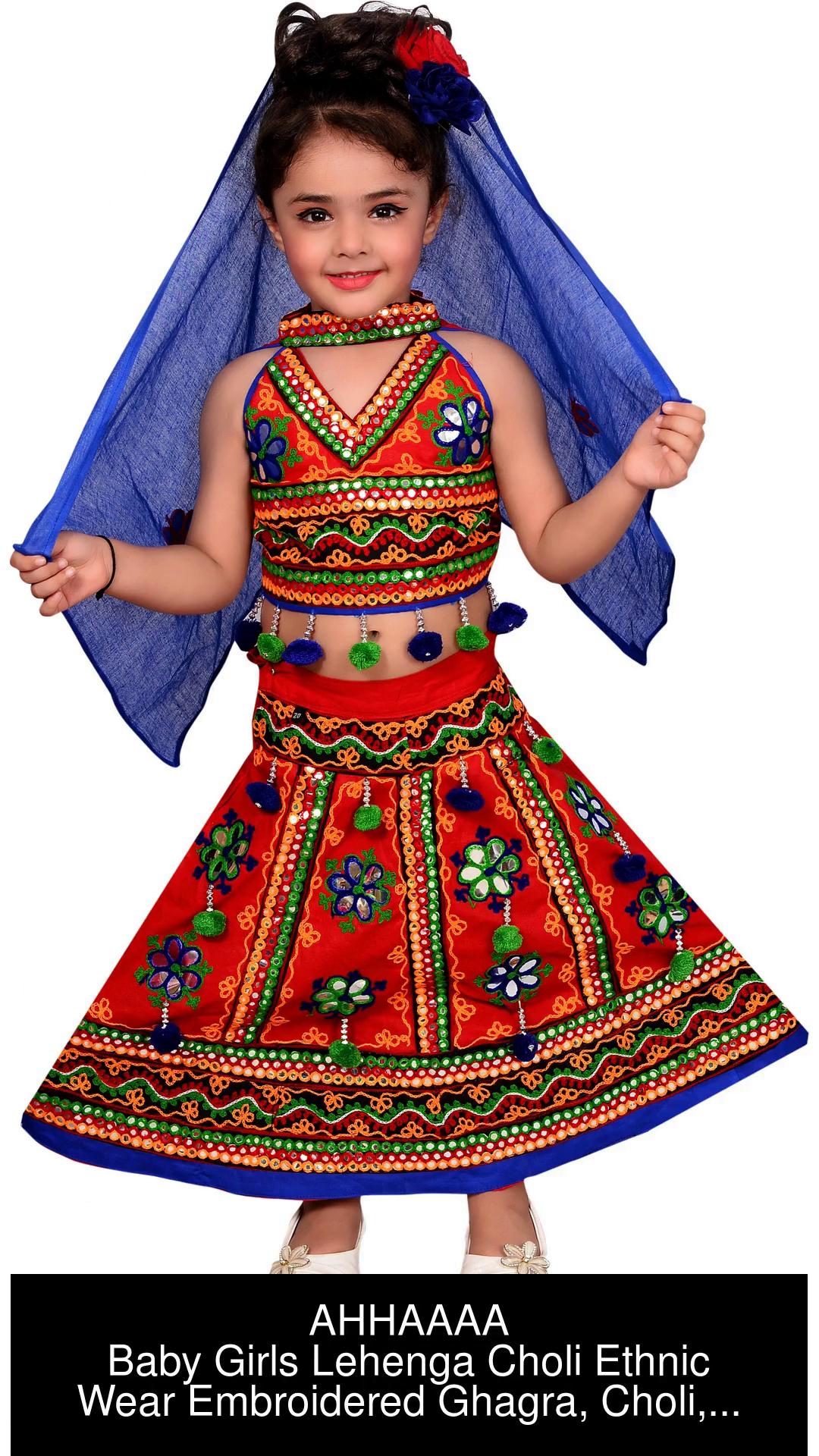 choli dress for baby girl