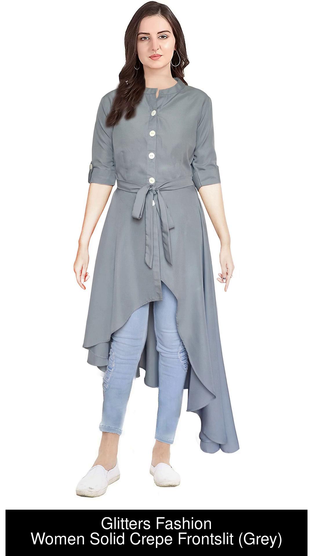 Flipkart front open outlet kurtis