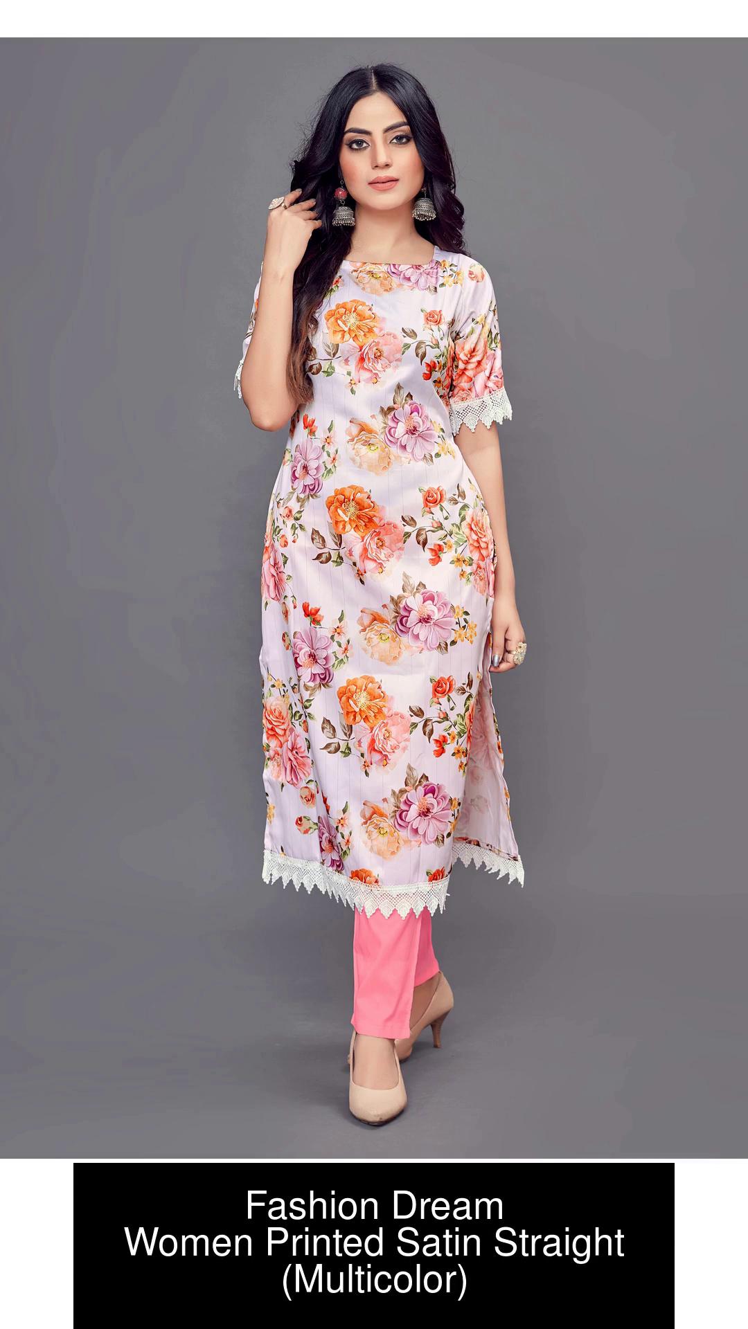 Long straight kurti on sale flipkart