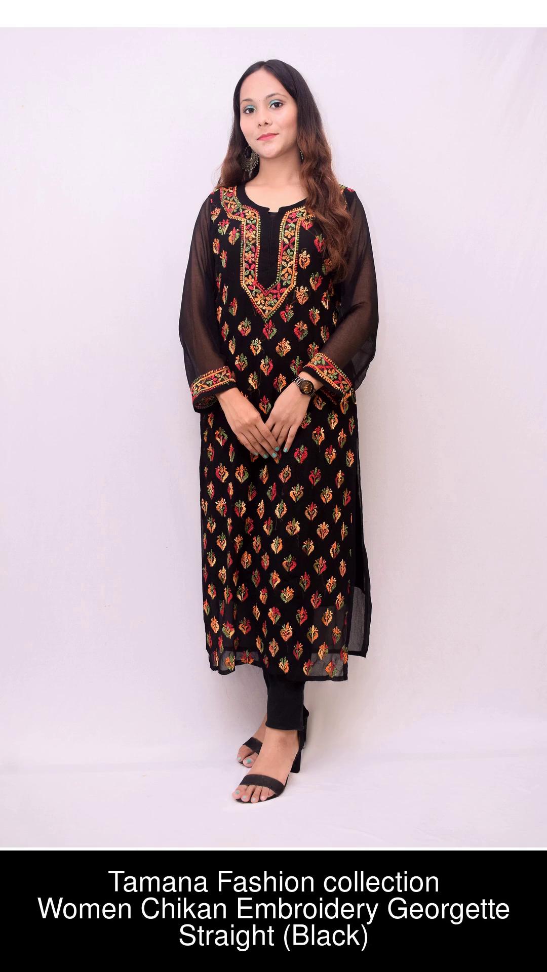 Flipkart hotsell embroidery kurtis