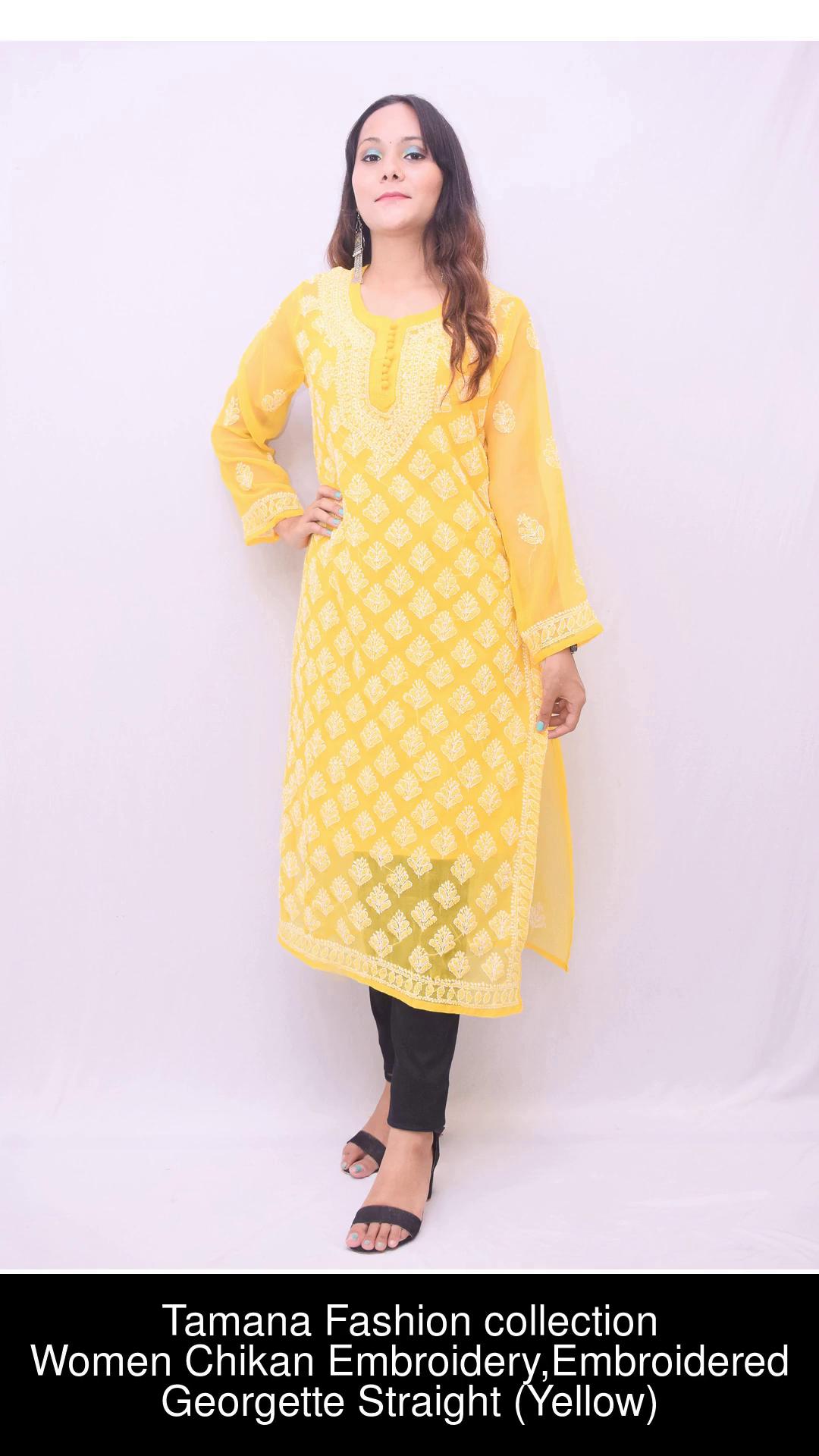 Chikankari 2025 kurtis flipkart