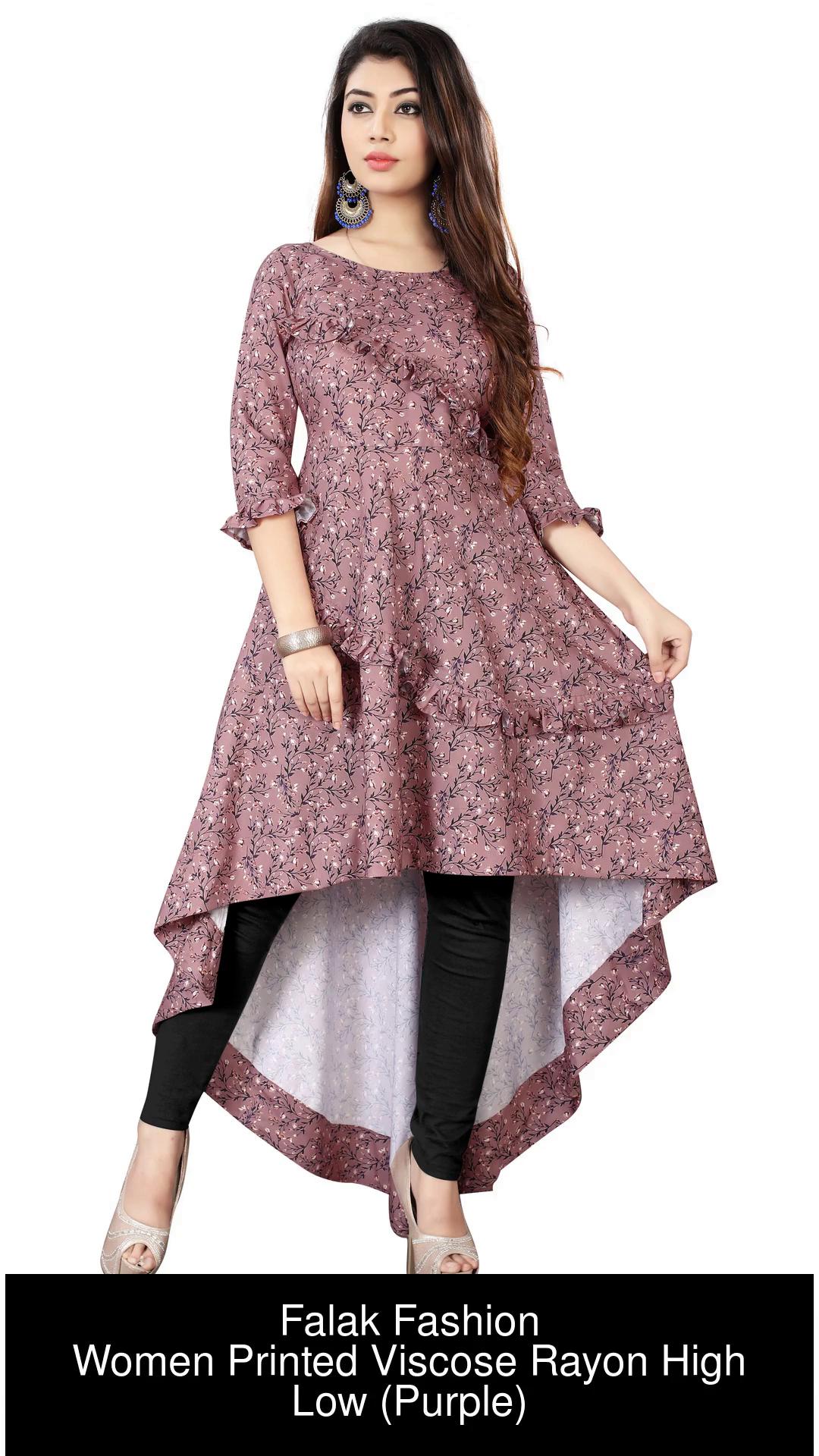 Blue Hills First Date Vol 10 Rayon Up Down With Side Cut Kurti Pent New  Collection