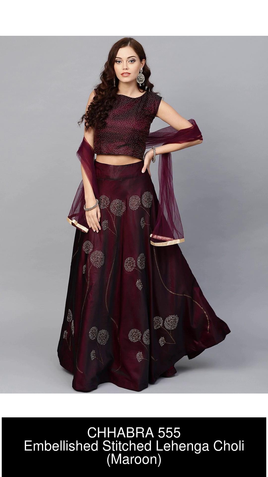 Crop top lehenga on clearance flipkart