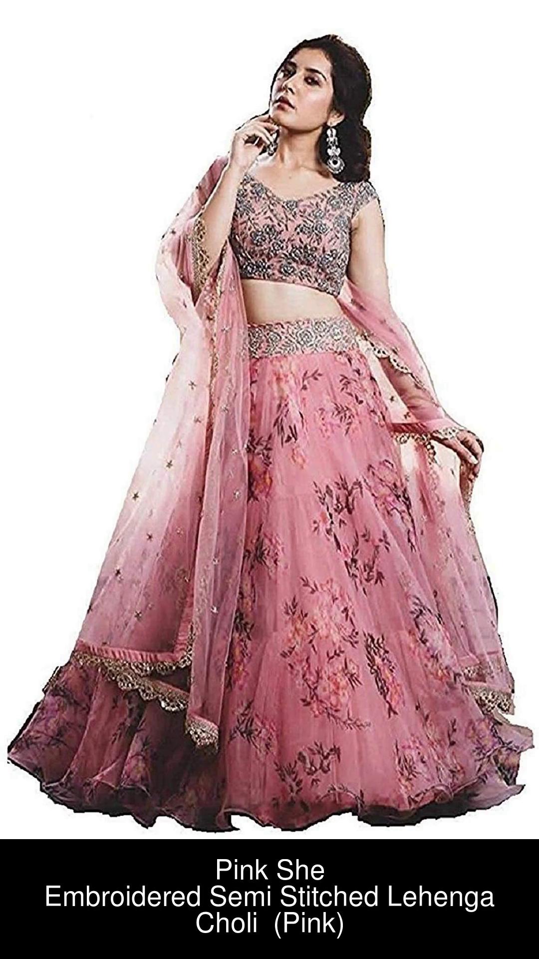 Semi stitched lehengas on sale online