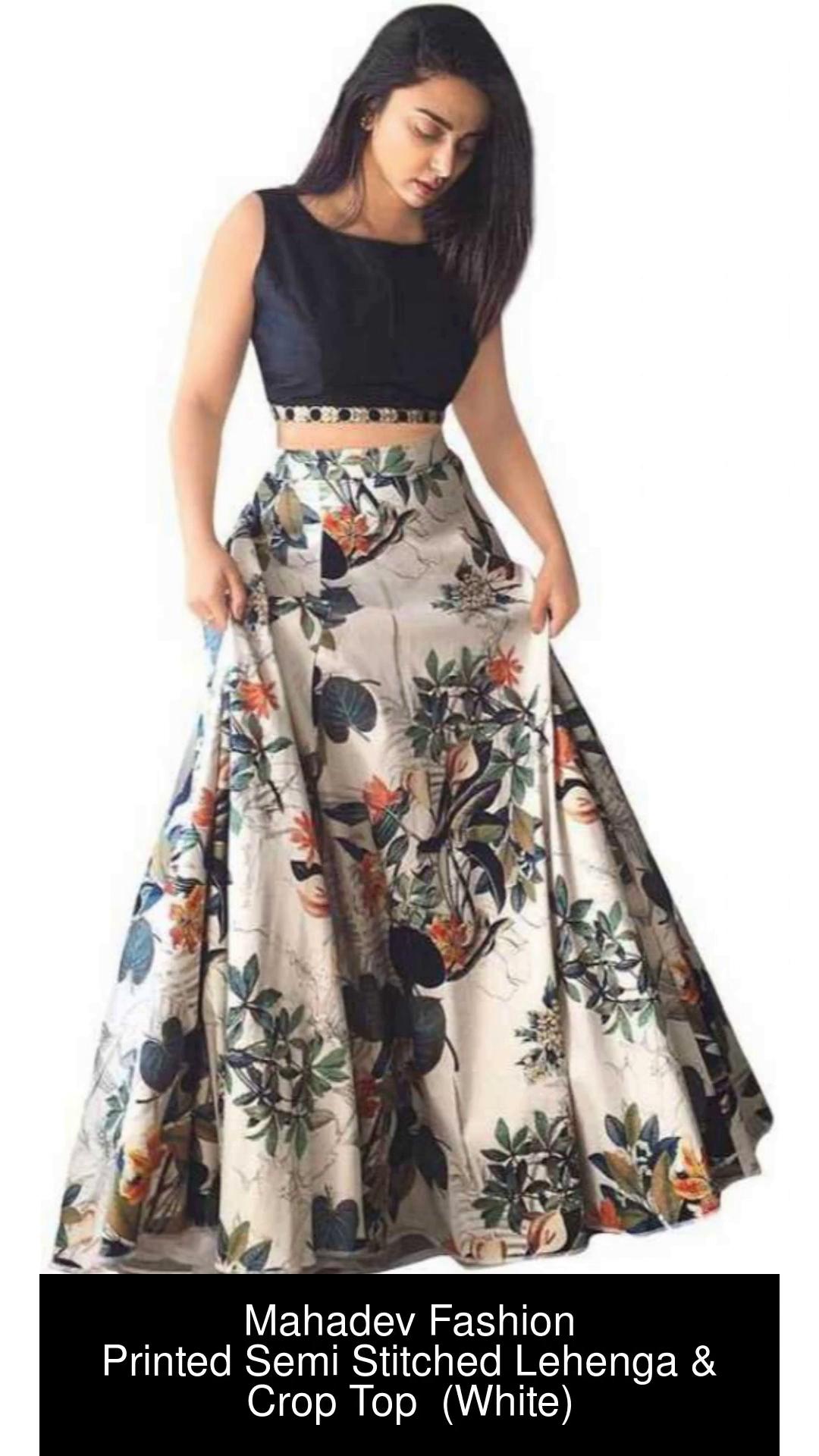 Crop top lehenga on clearance flipkart