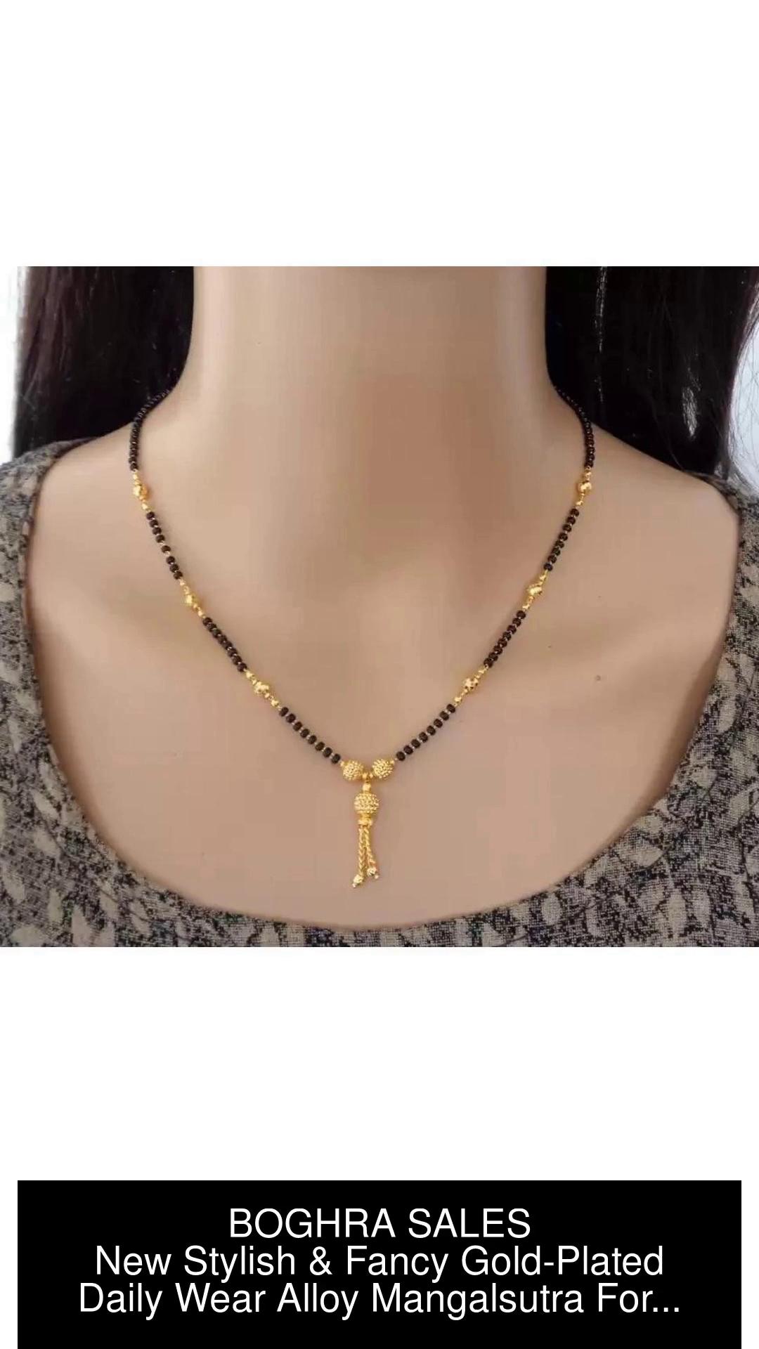 Daily wear mangalsutra designs sale in gold