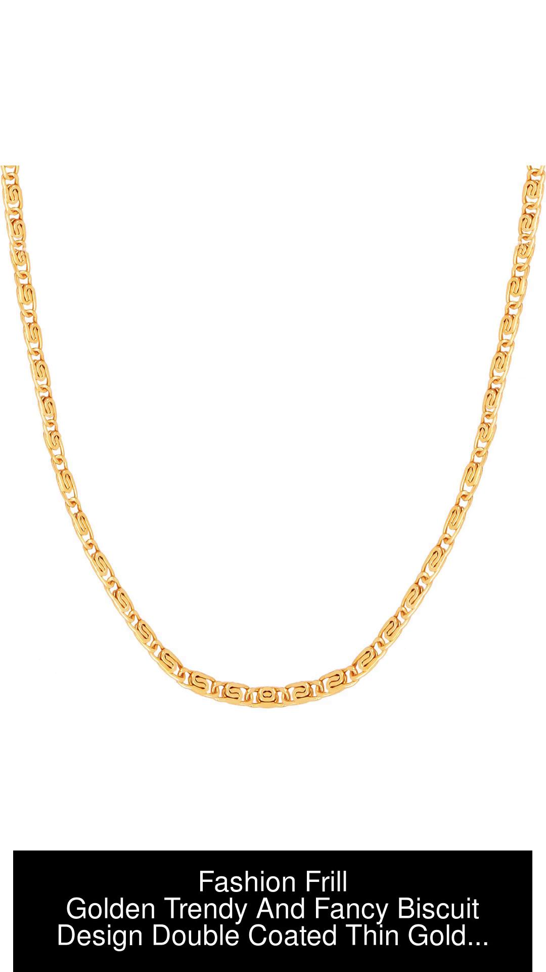 Thin gold chain store designs for mens