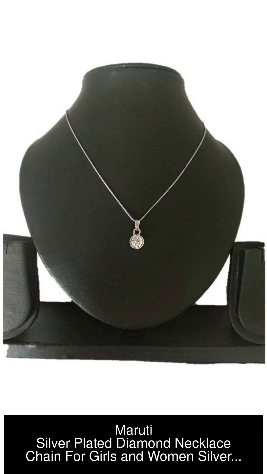 Silver chain with pendant clearance for girl