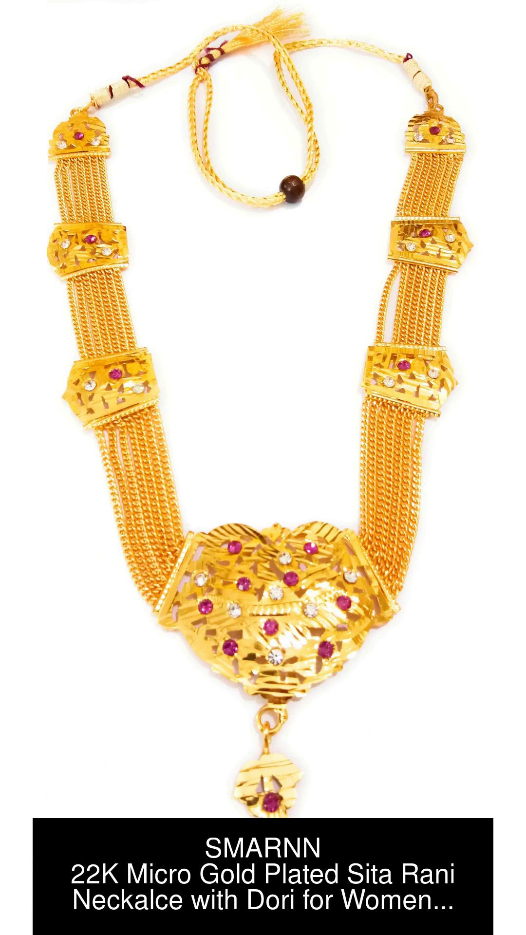 Gold rani sale necklace price