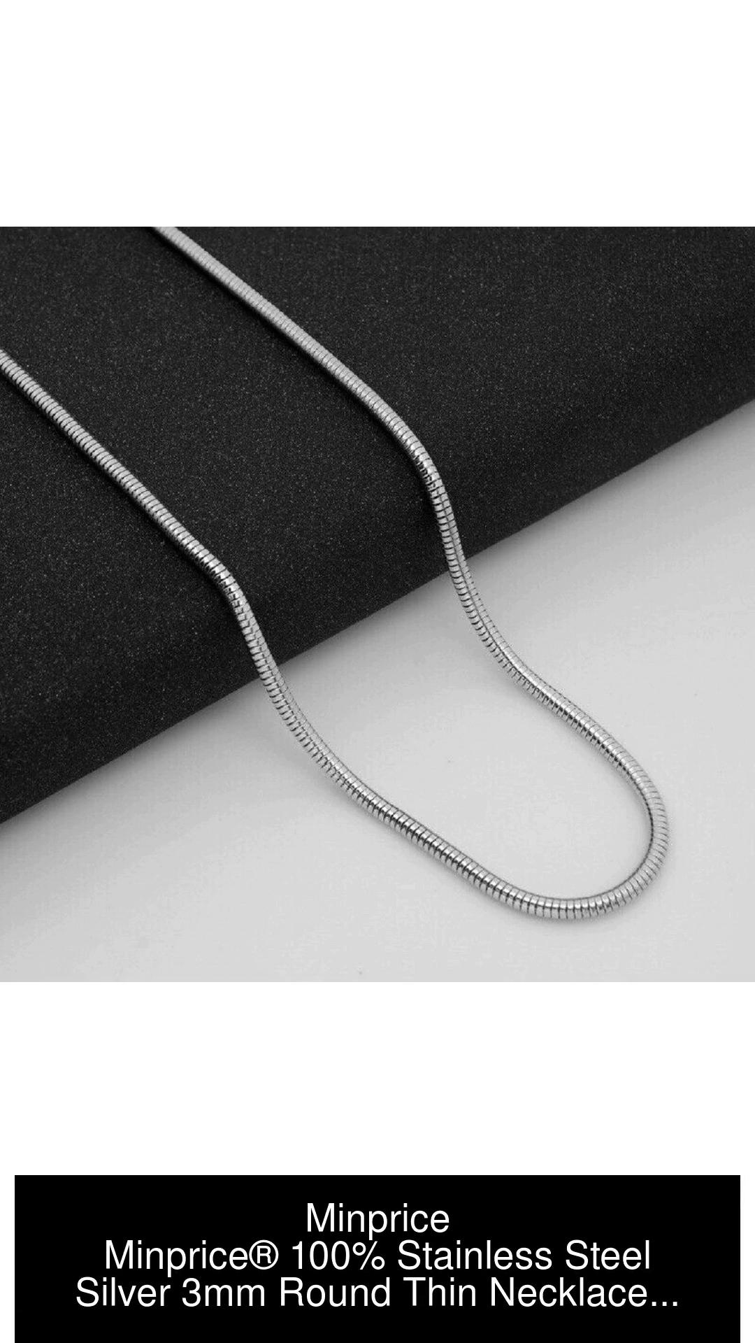 Slim hot sale silver chain