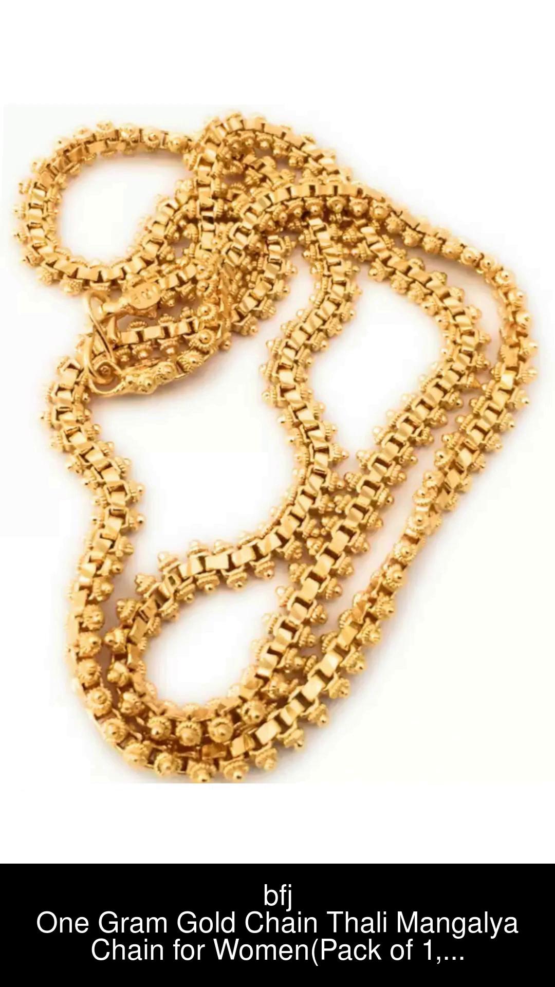 New design store gold mangalya chain