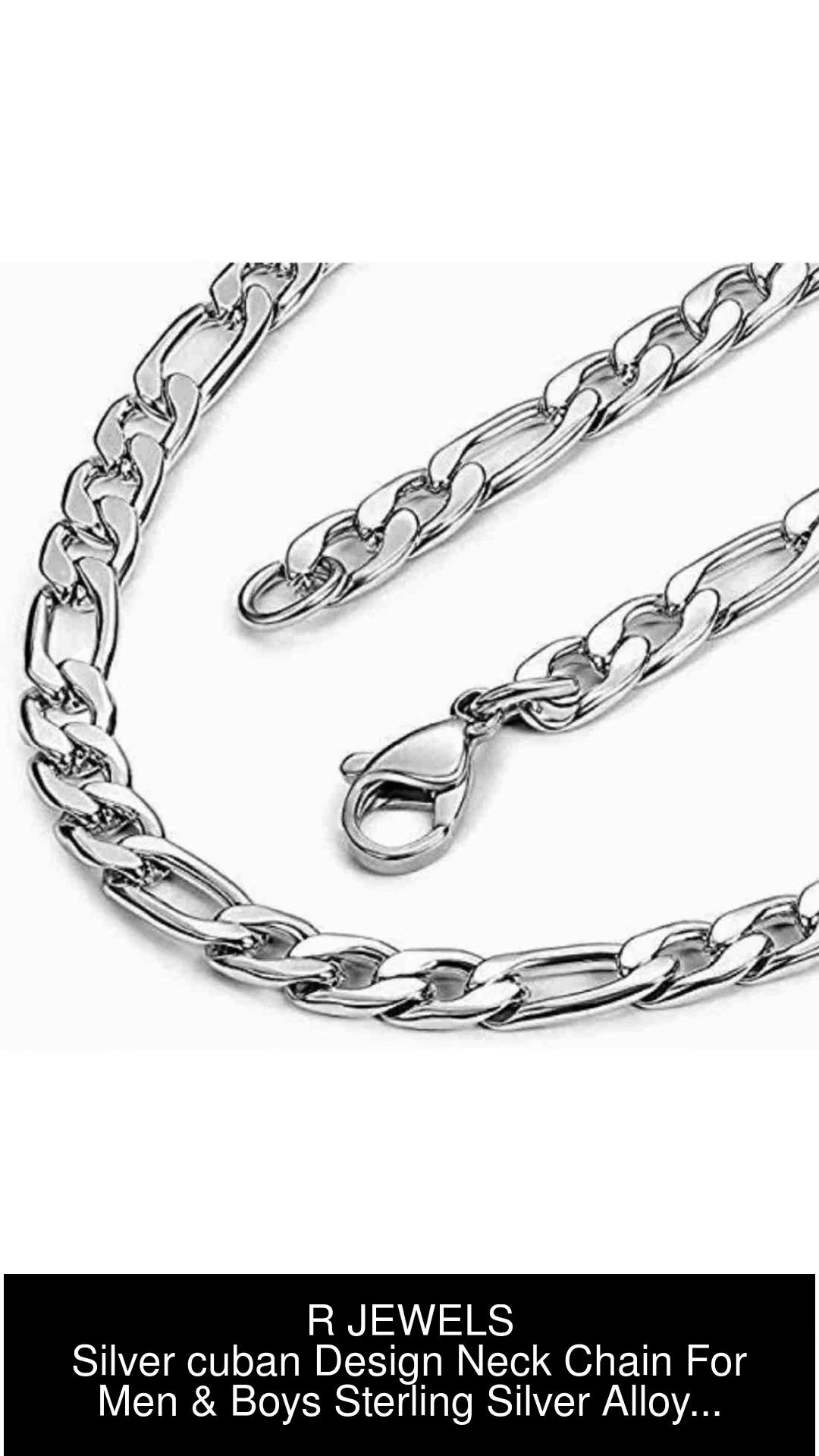 Silver chain deals design for men