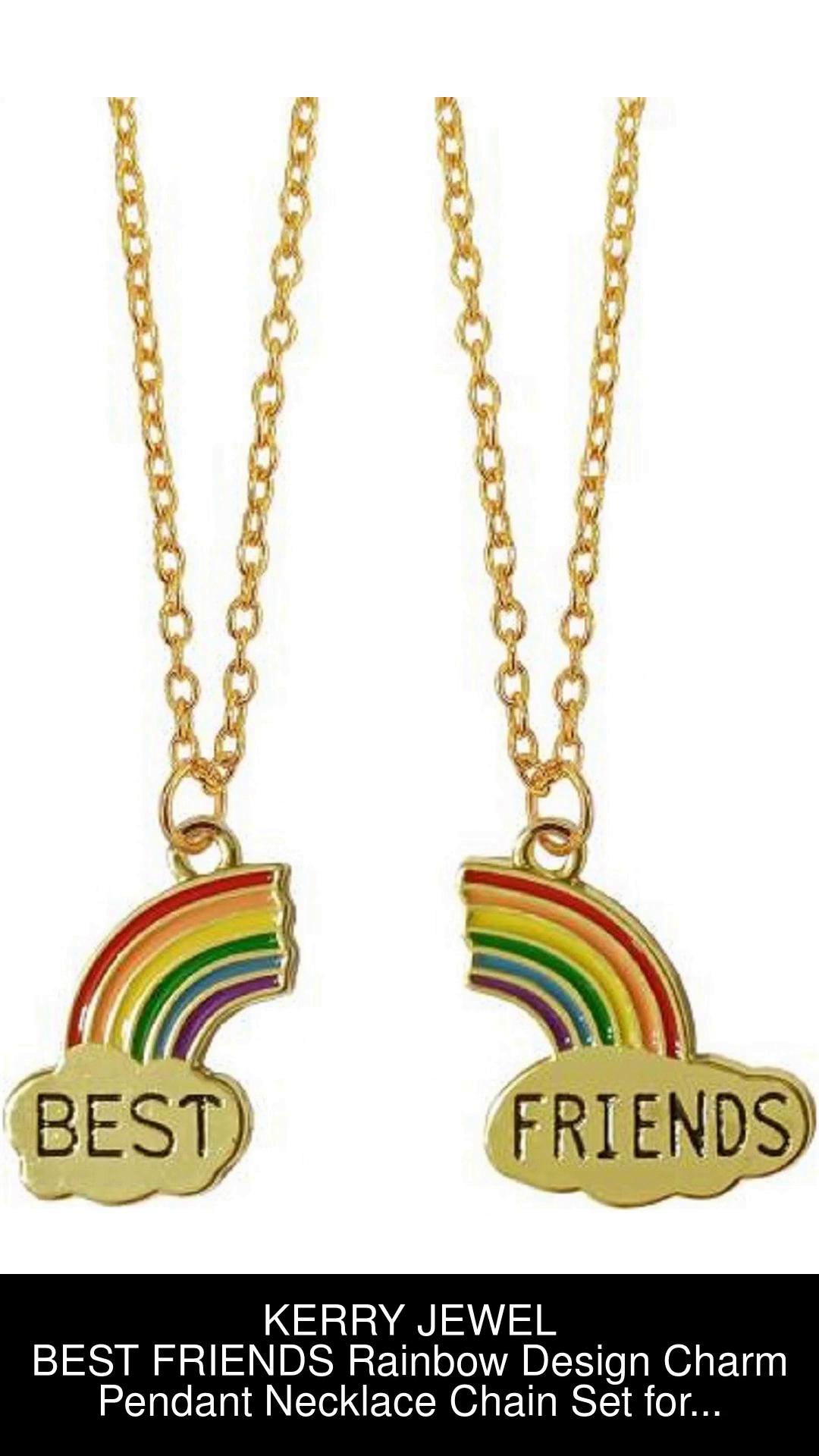 Best friends online rainbow necklace