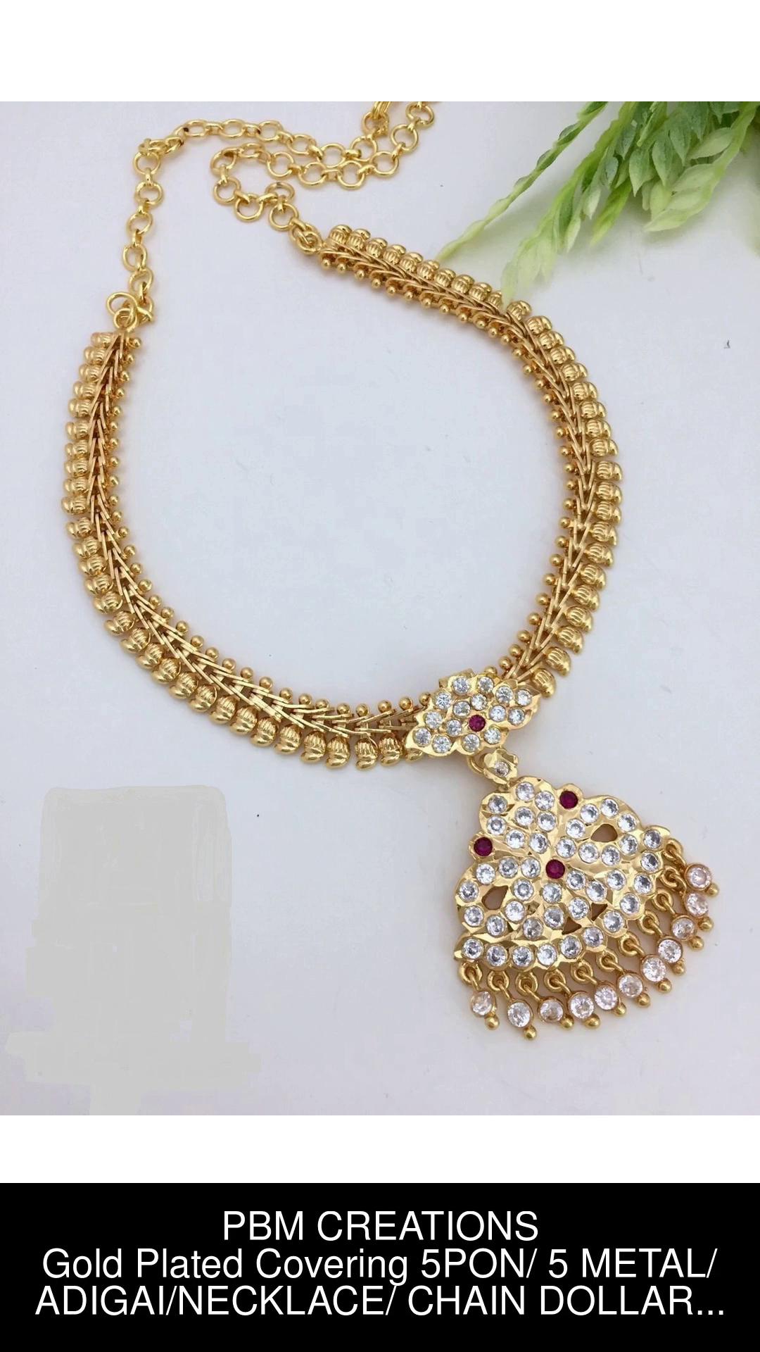 Gold necklace for deals old woman