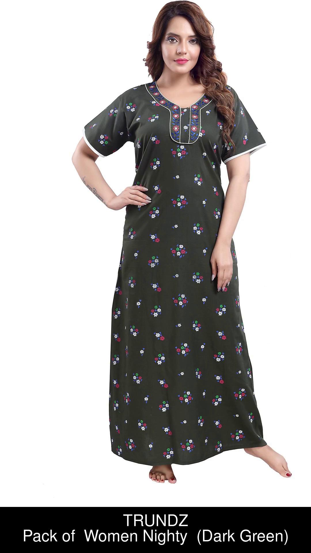 TRUNDZ Women Nighty - Buy TRUNDZ Women Nighty Online at Best Prices in  India