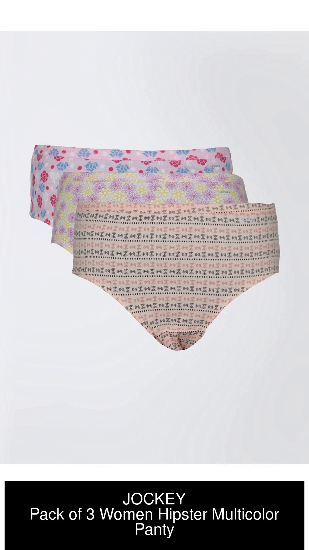 Buy Jockey Ladies 5 Pieces Pack Assorted Colour Solid Panties Medium Online  - Lulu Hypermarket India