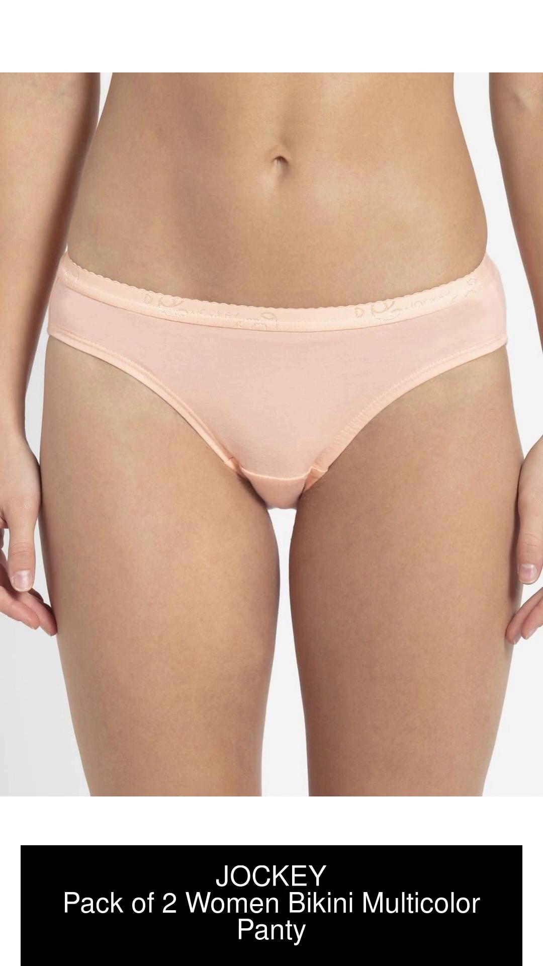Jockey Assorted Bikini Brief for Women Pack of 2 #1525 at Rs 329.00, Women  Underwear