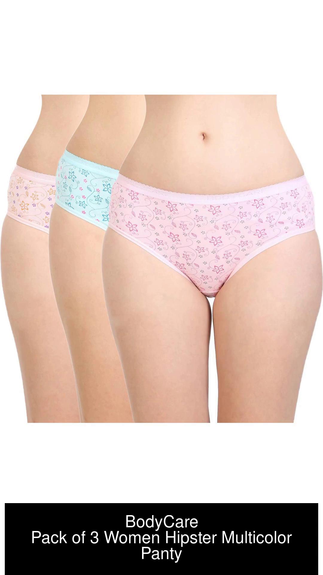 Buy BODYCARE Women's Cotton Printed Panties (Assorted; 32) - Pack of 6 at