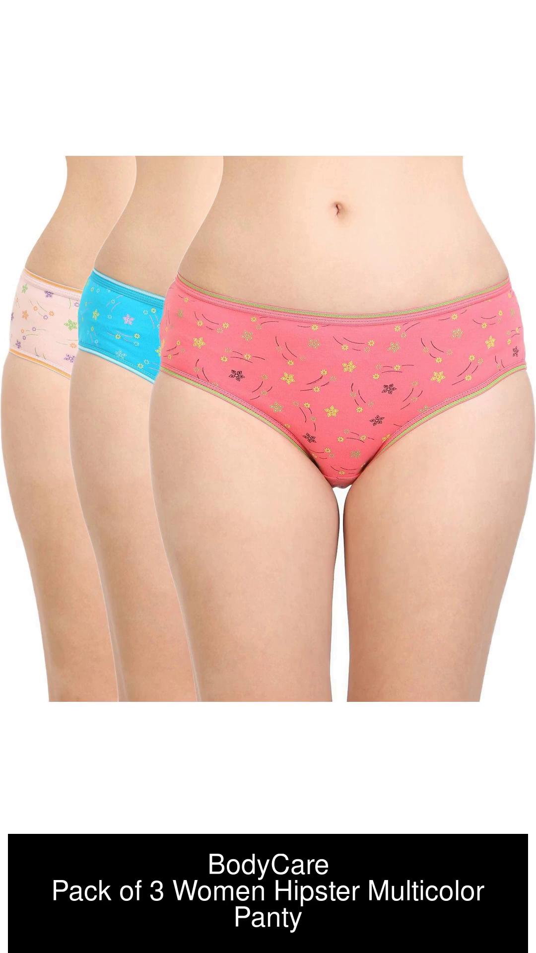 Buy In Care LINGERIEPack Of 3 Women Hipster Multicolor Panty Online at Best  Prices in India - JioMart.