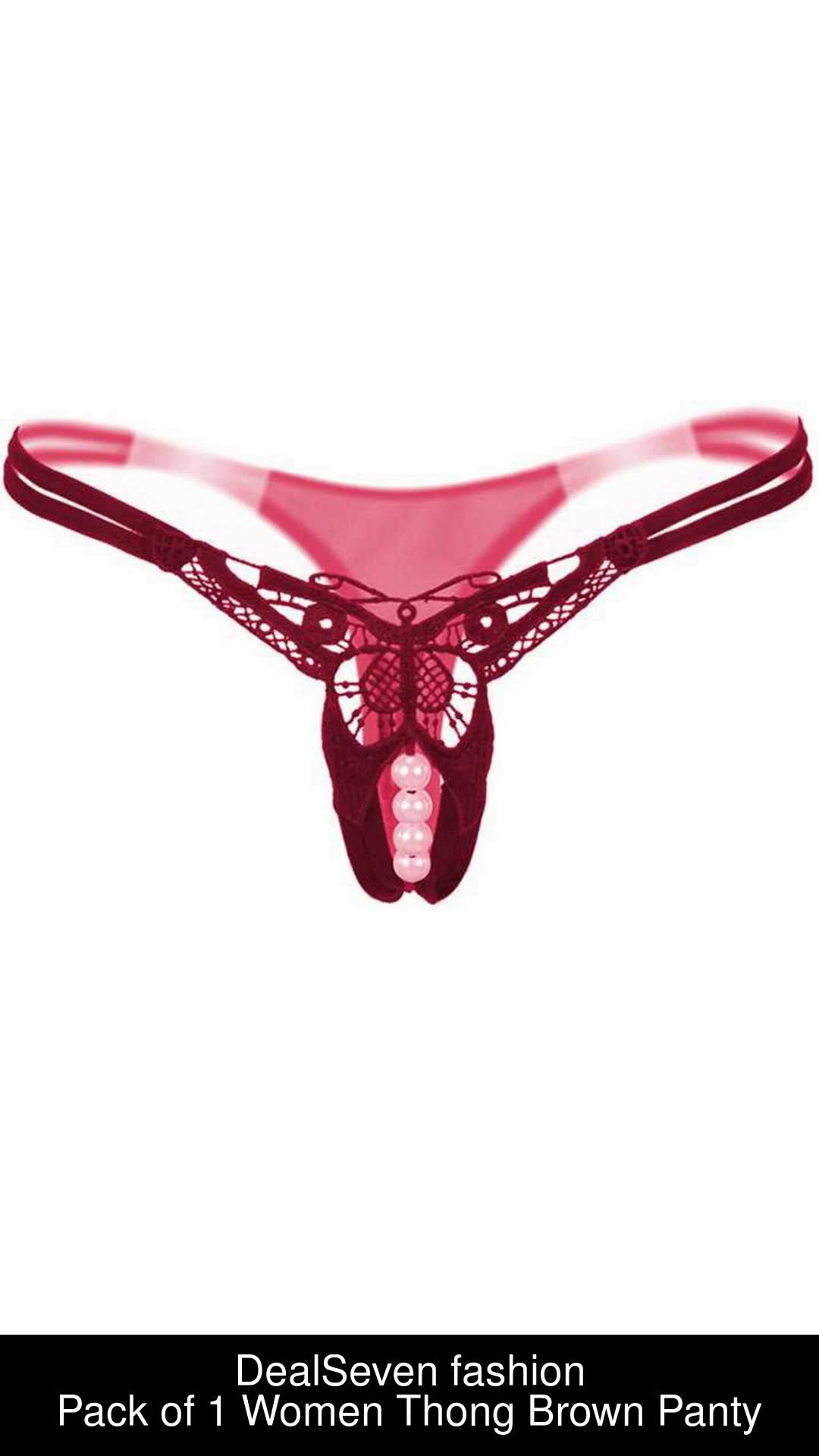 DealSeven fashion Women Thong Pink Panty - Buy DealSeven fashion Women Thong  Pink Panty Online at Best Prices in India