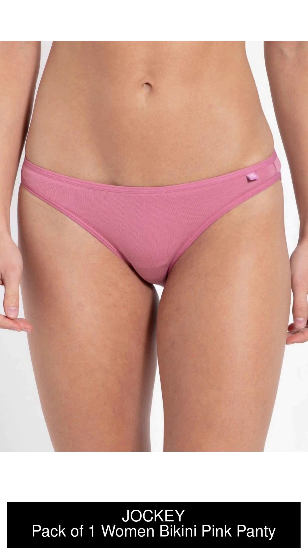JOCKEY SS02 Women Bikini Pink Panty - Buy JOCKEY SS02 Women Bikini Pink  Panty Online at Best Prices in India