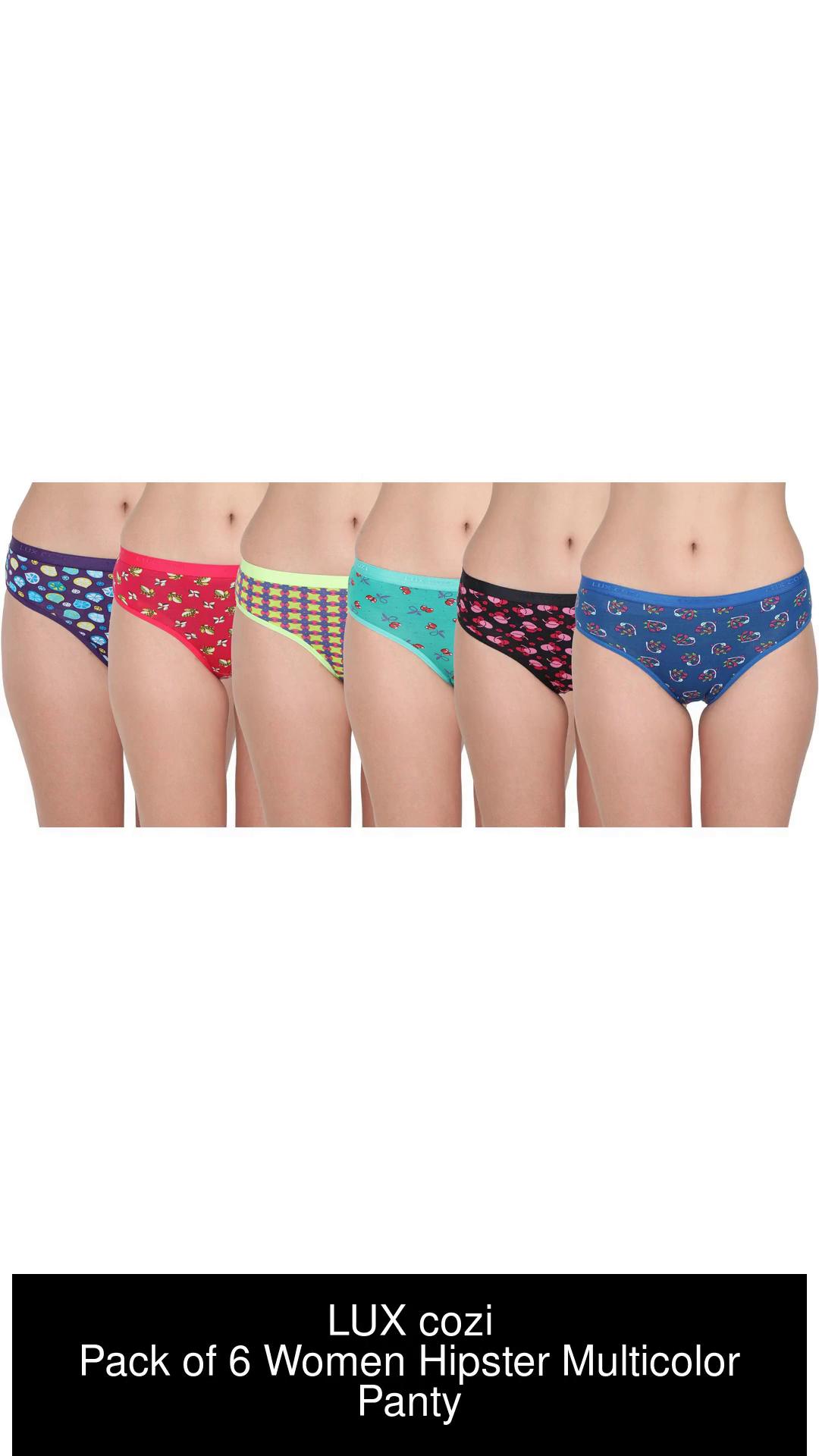 LUX cozi Women Hipster Multicolor Panty - Buy LUX cozi Women Hipster  Multicolor Panty Online at Best Prices in India