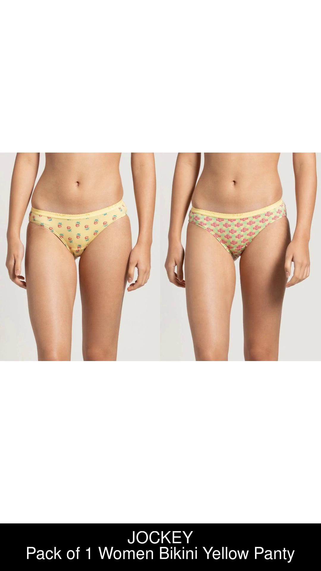 JOCKEY Women Bikini Yellow Panty - Buy JOCKEY Women Bikini Yellow