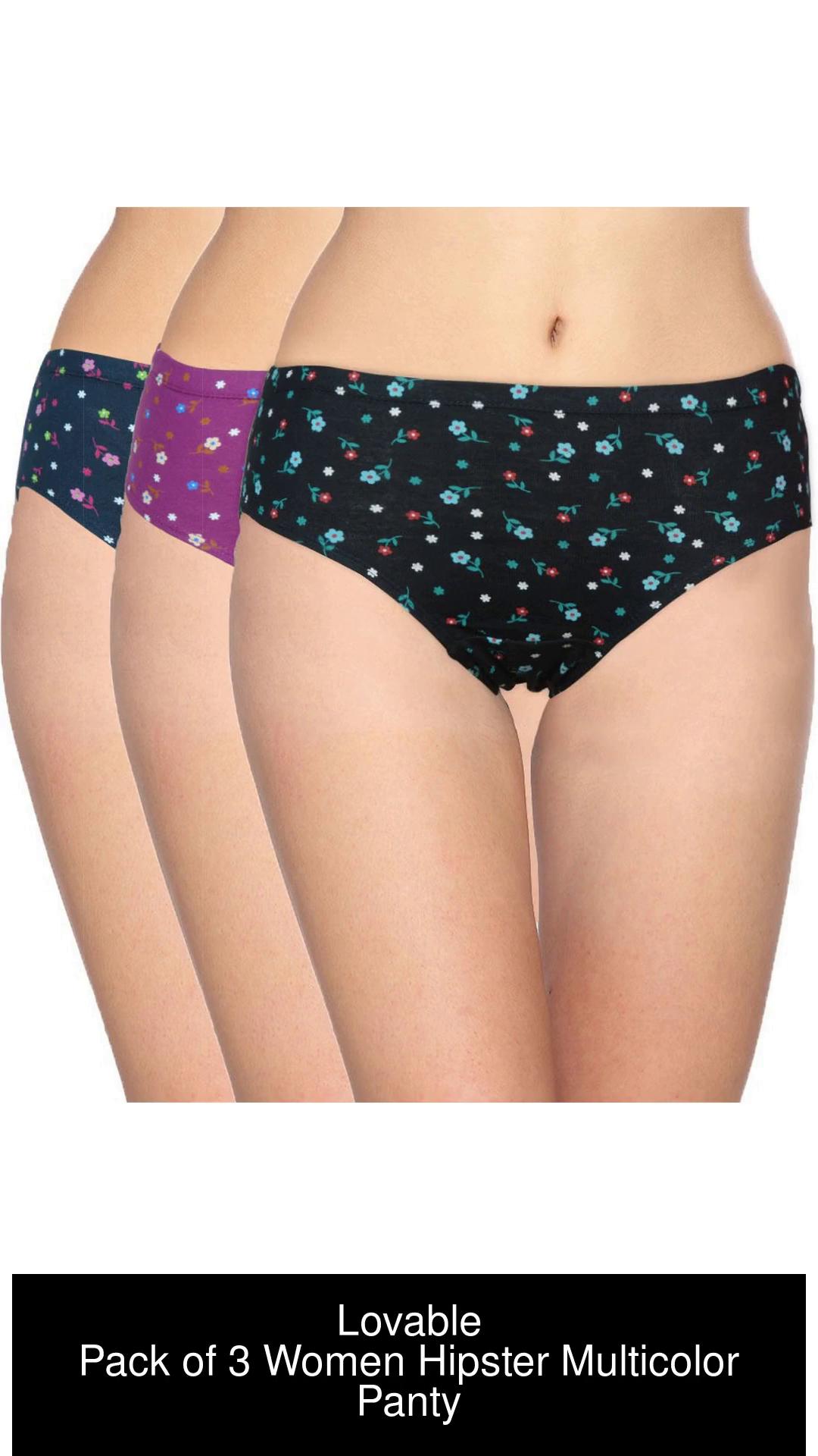Lovable Women Hipster Multicolor Panty - Buy Lovable Women Hipster  Multicolor Panty Online at Best Prices in India