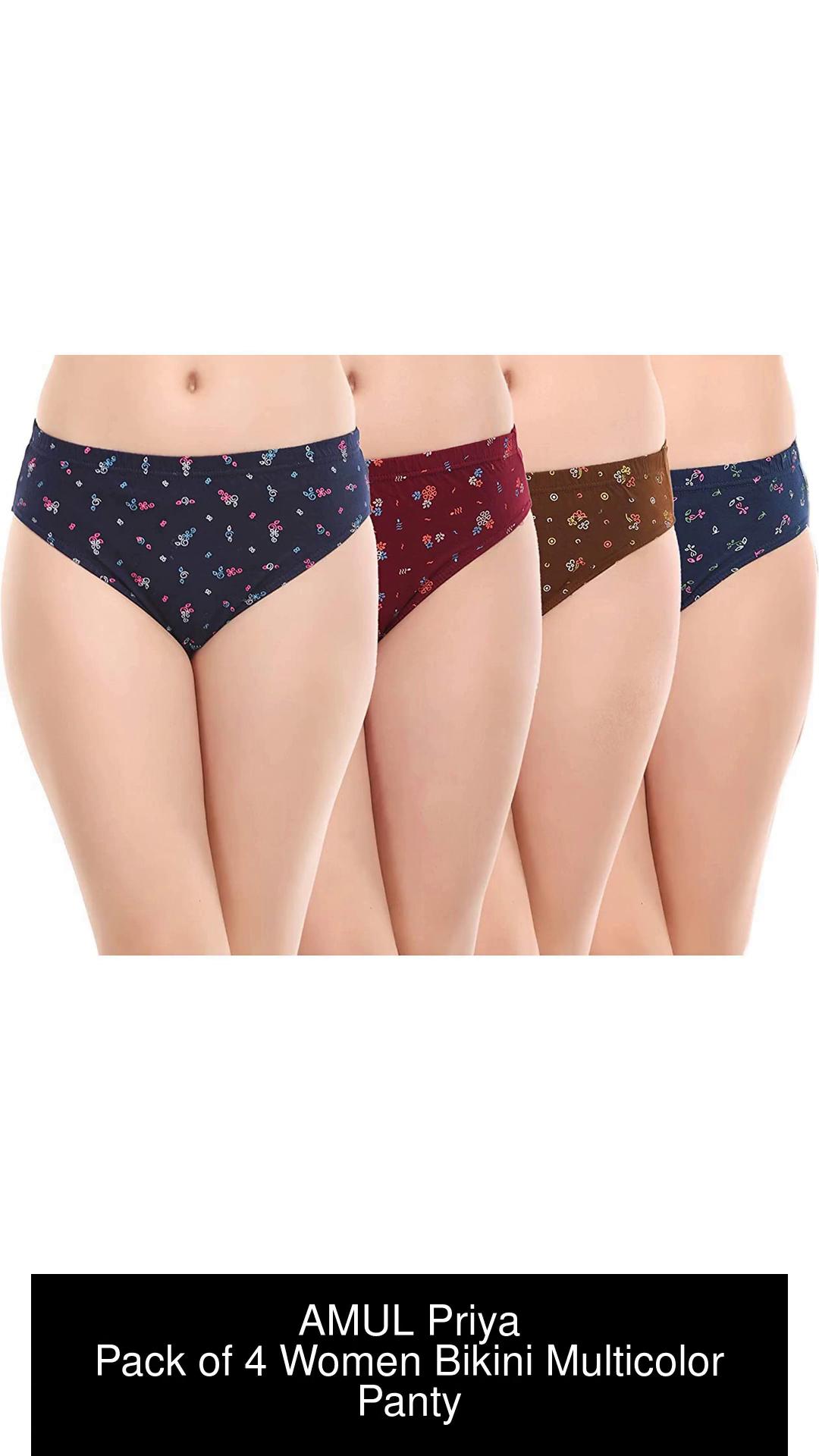 AMUL Priya Women Bikini Multicolor Panty - Buy AMUL Priya Women