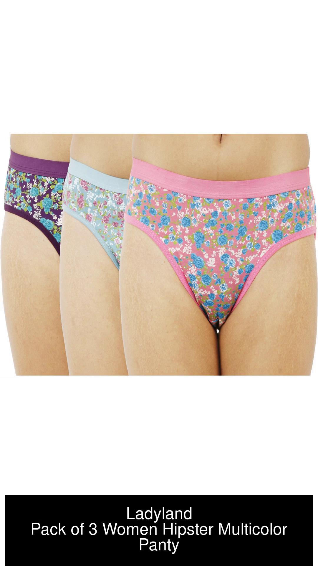 Ladyland Women Hipster Multicolor Panty - Buy Ladyland Women Hipster  Multicolor Panty Online at Best Prices in India