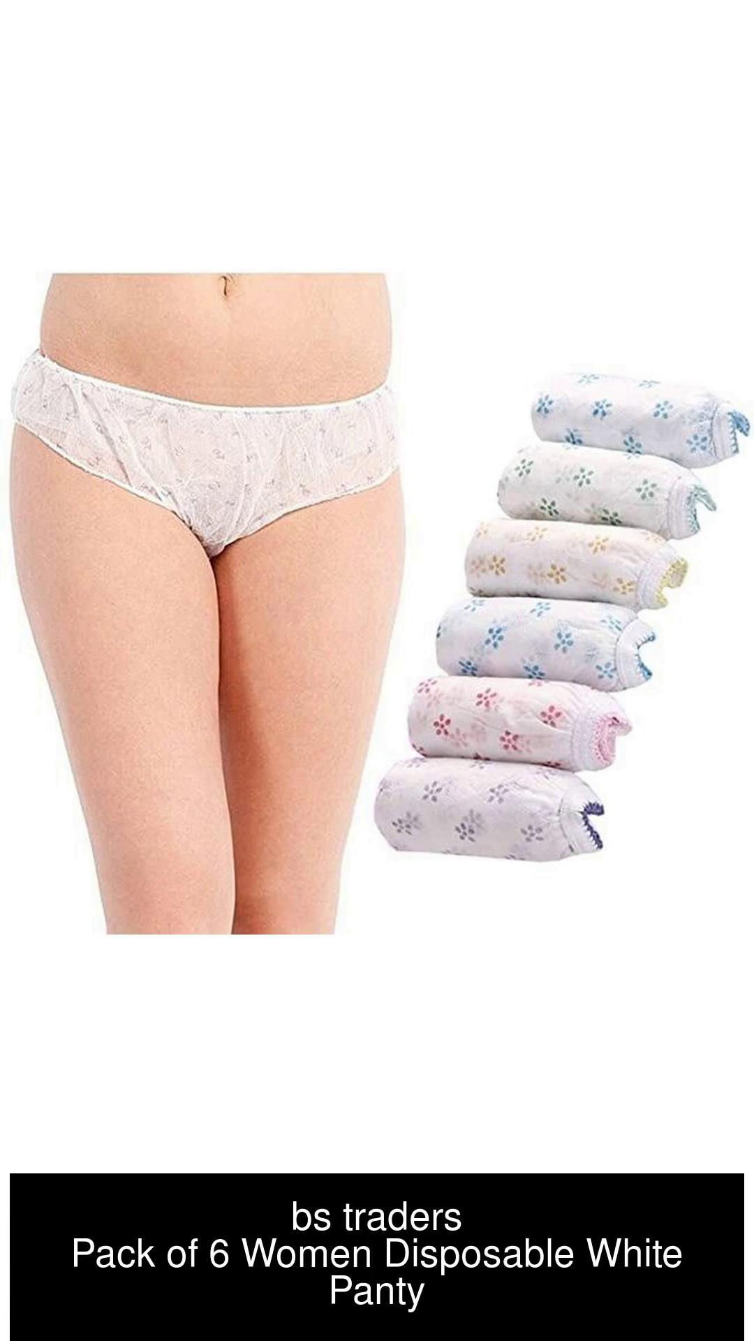 Buy Sassyvilla Disposable Panties for Women with Bra Combo Travel
