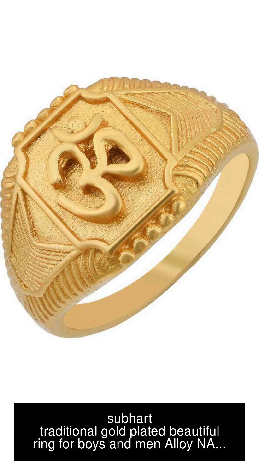 Boys ring design on sale gold