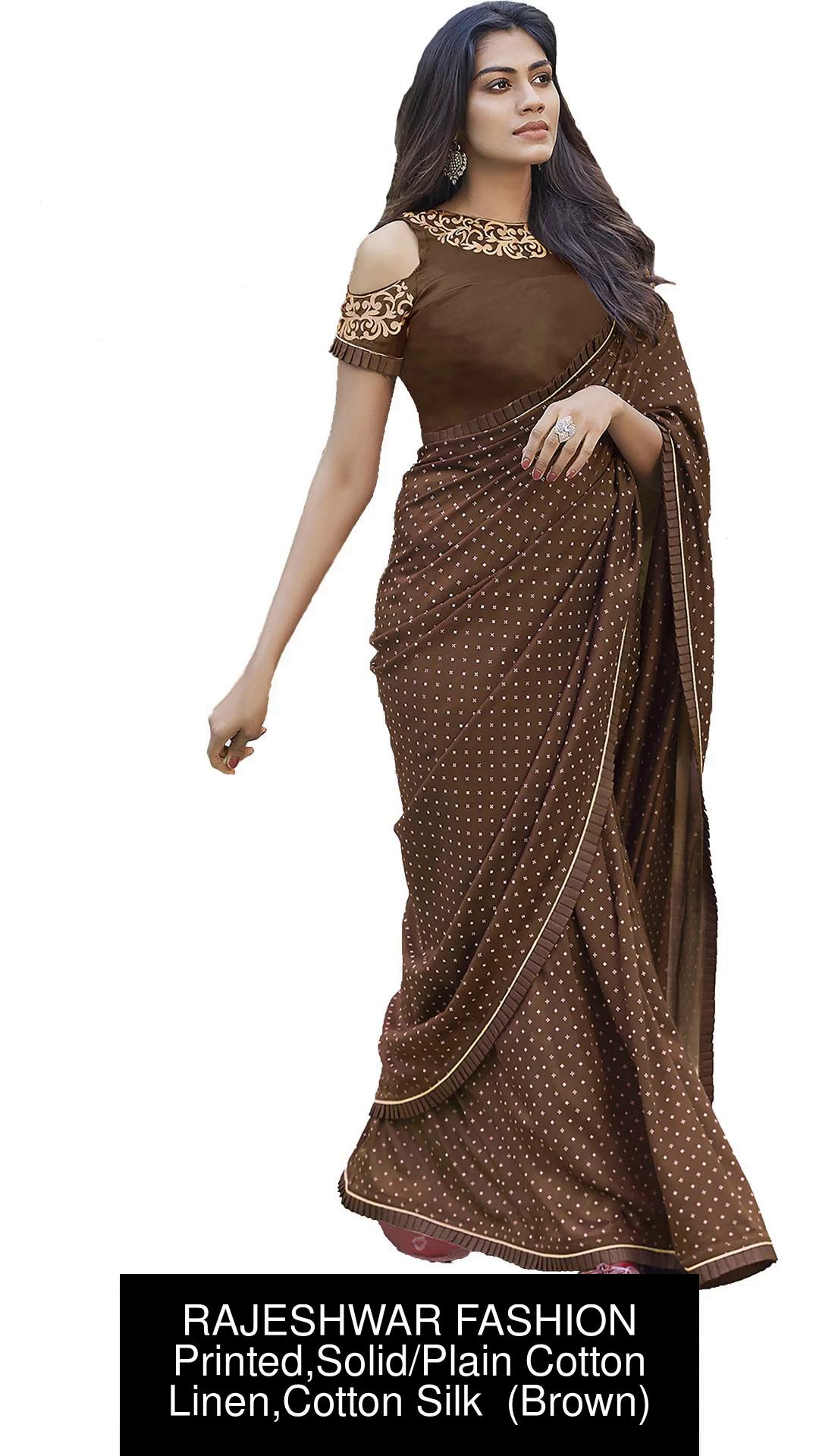 Solid/Plain Daily Wear Cotton Silk Saree