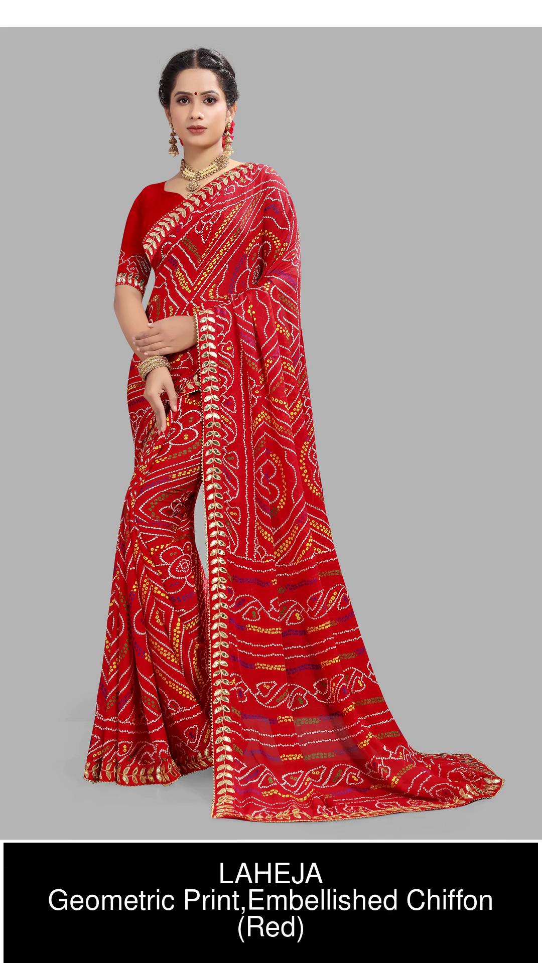 Flipkart 2025 bandhej saree