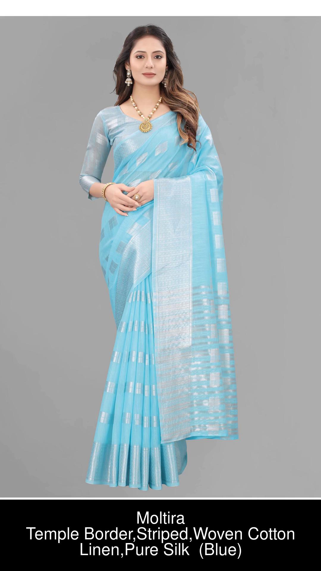 Buy Jaanvi fashion Women's Banarasi Silk Woven Dupatta(Zari Border