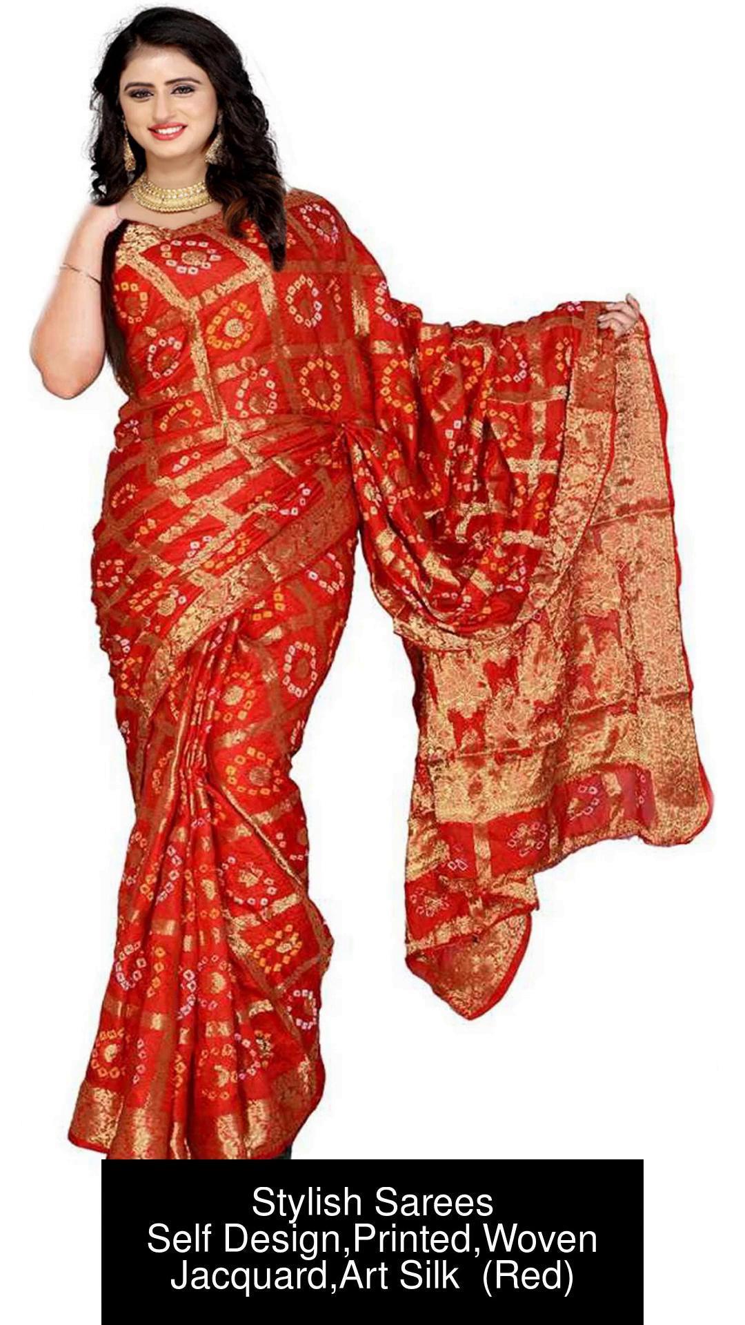 Flipkart discount bandhani sarees