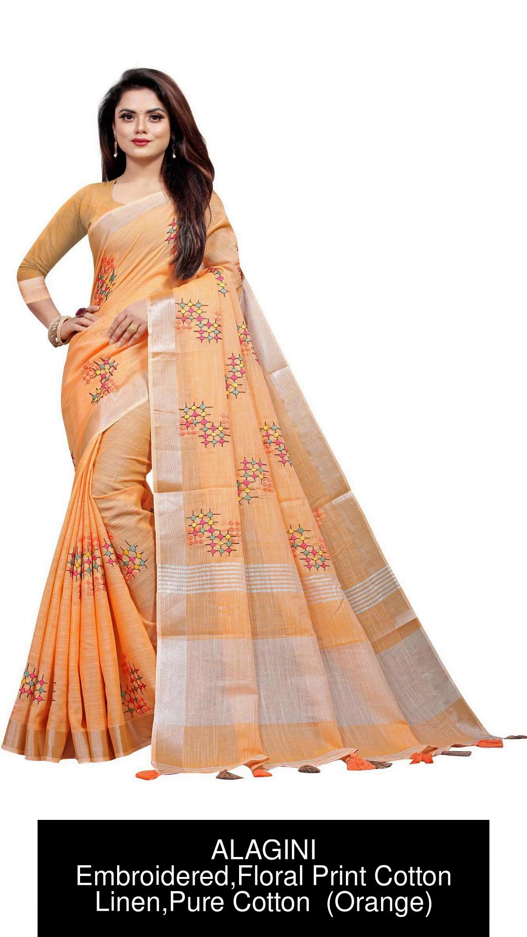 Lenin cotton clearance sarees flipkart