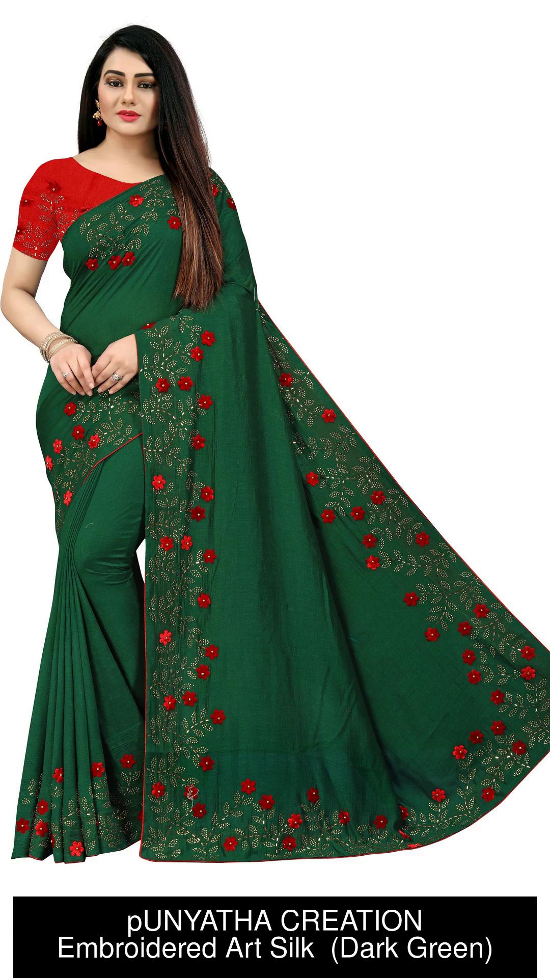 Flipkart stone 2024 work saree