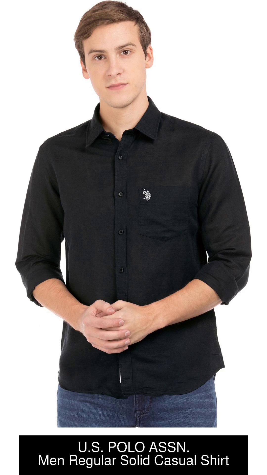 us polo black shirt