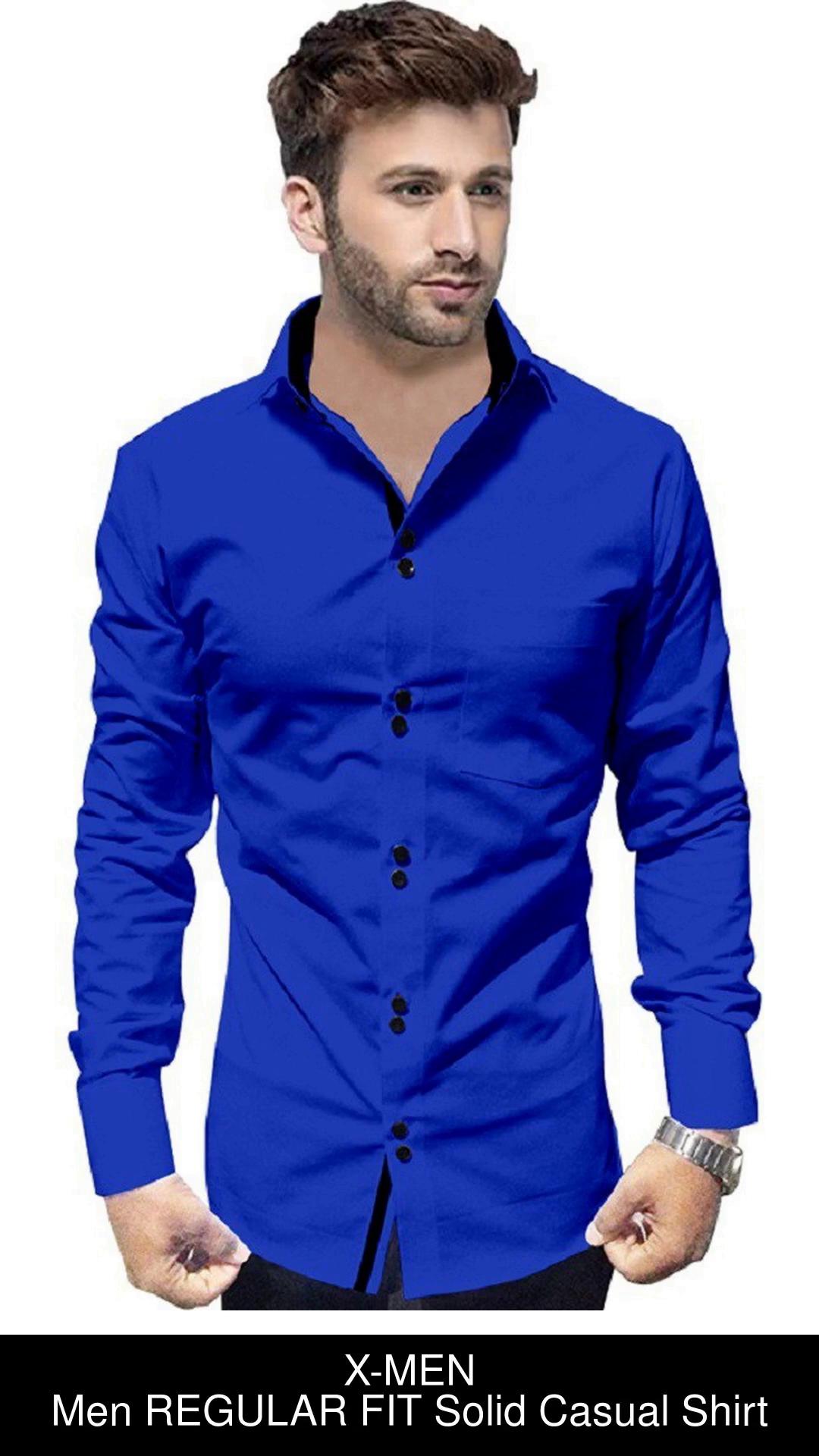 royal blue colour shirt