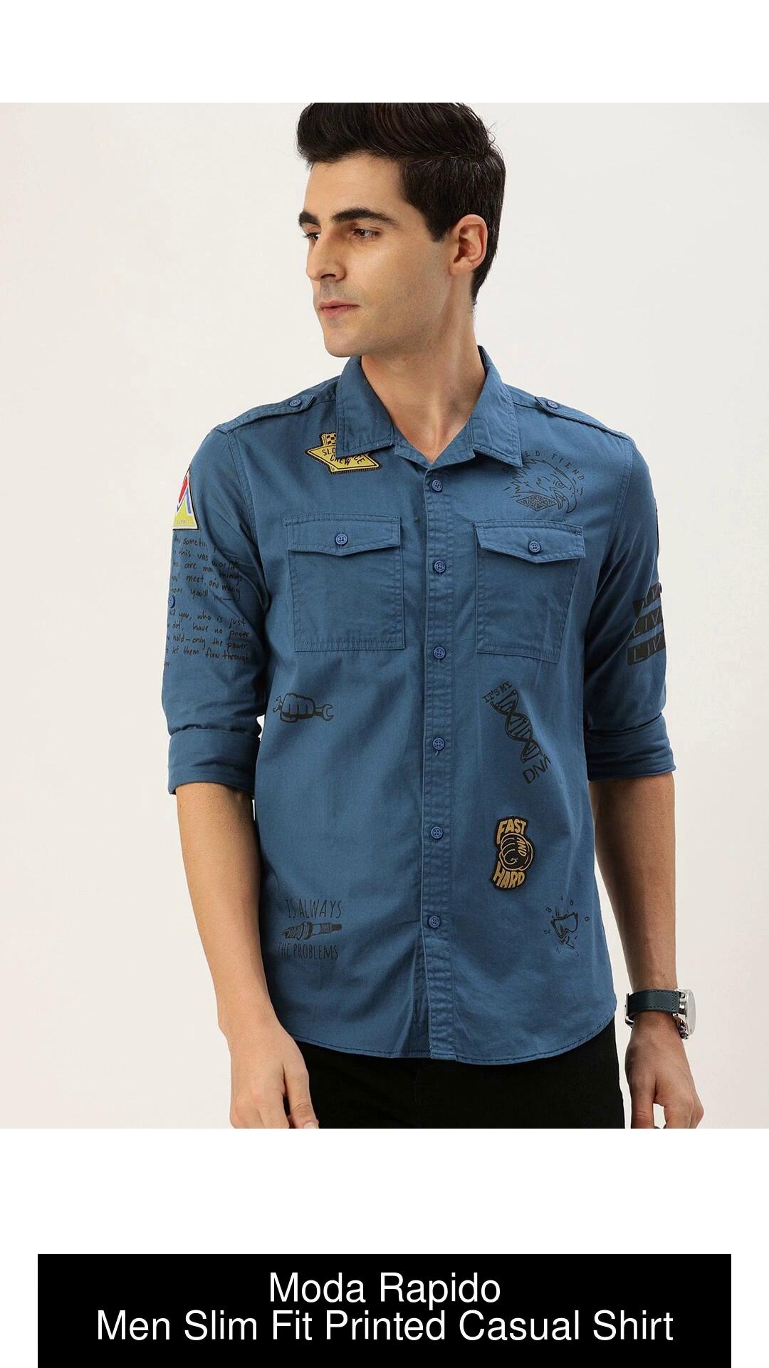 Moda rapido clearance denim shirts