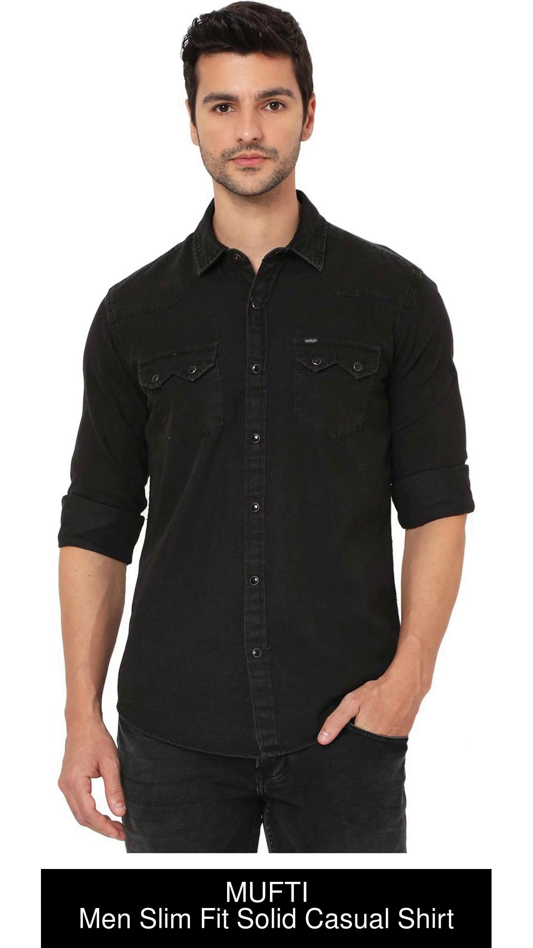 Men's Plain Shirts - Shop Casual Plain Shirts for Men at Mufti